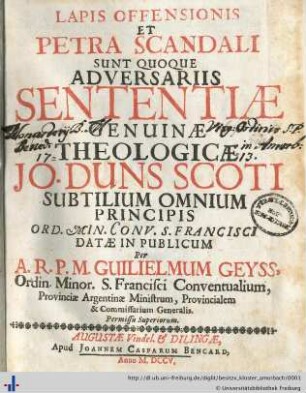 [Provenienz]: Benediktinerkloster Amorbach