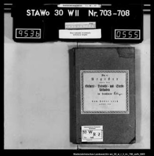 Zivilstandsregister Söllingen (Kanton Jerxheim)