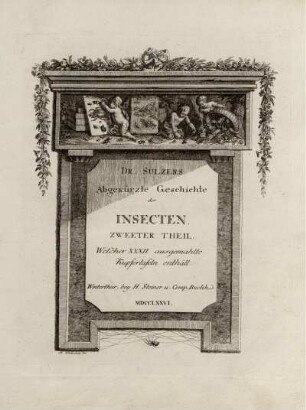 T. 2: Dr. Sulzers abgekürzte Geschichte der Insecten nach dem Linnaeischen System. Zweeter Theil