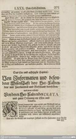 Ein und Achtzigstes bis Neutzigstes Capitul.