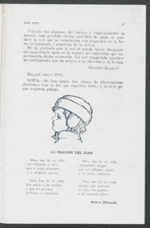 La oracion del niño