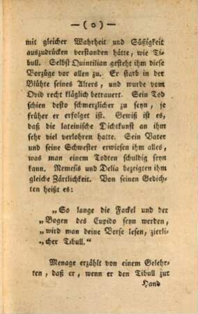 Catull. Tibull. Properz, [Erster Theil]