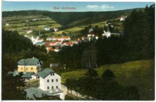 Bad Gottleuba. Blick auf Bad Gottleuba
