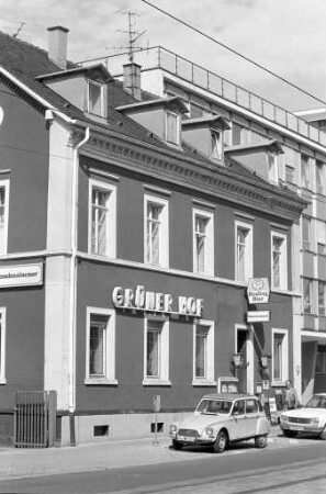 Bauvoranfrage für die Neubebauung des Geländes der Gaststätte "Grüner Hof" in der Pfinztalstraße 92 und des benachbarten Kinos "Skala" in der Pfinztalstraße 92 a