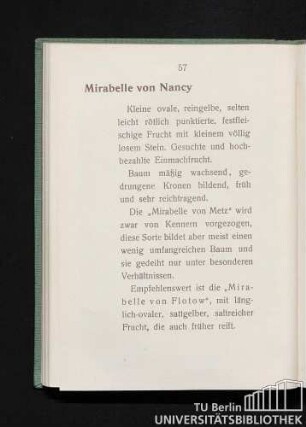Mirabelle von Nancy.