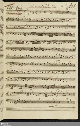 140. Aria: Deh serenate le luci belle / Scarlatti, G.