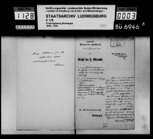 Schuldenwesen der Teilgemeinde Frankenberg, Gemeindebezirk Oberrot
