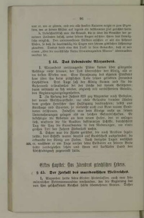 Elftes Kapitel: Das Abendrot griechischen Lebens