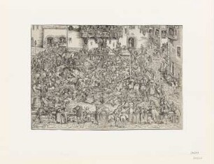 Erstes Turnier: Massenturnier mit Lanzen