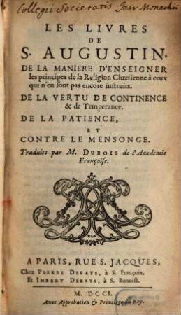 La manière d'enseigner les principes de la réligion chretienne
