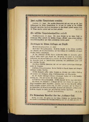 Vordringen der Armee Linsingen am Dnjestr.