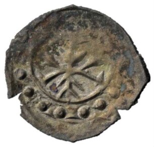 Fundmünze, Pfennig (Schüsselpfennig), Anfang des 17. Jh.