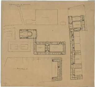 Bestelmeyer, German; Schneidemühl; Bebauungsplan - 1. Stock (Grundriss)