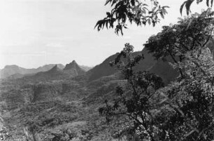 Nordwest Abbruch des Simien Gebirges : Blick auf den Nordwest Abbruch des Simien Gebirges.