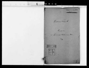 Korrespondenz des Großherzog Ludwig III. mit Großherzogin Stephanie v. Baden