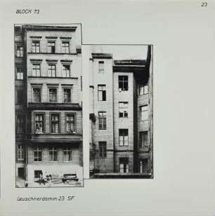 Fotografie: Leuschnerdamm 23, um 1981