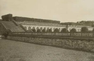 Heidenau-Großsedlitz. Barockgarten Großsedlitz (1719/1723). Untere Orangerie (1721 vollendet; Z. Longuelune)