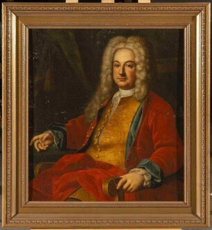 Porträt eines sitzenden Herrn mit Perücke (Georg Friedrich Händel?)