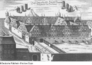 das Churfürstl: Sächs: Haubt Zeughaus zu Dreßden