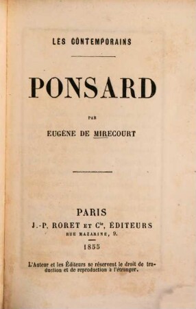 Ponsard