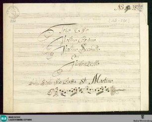 Sonatas - Mus. Hs. 853 : vl (2), vlc; G
