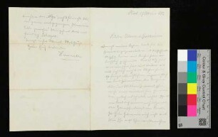 Brief von Poock an die lieben Eltern und Geschwister