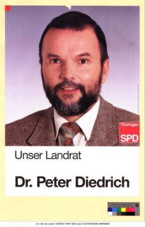Originaltitel: Unser Landrat Dr. Peter Diedrich Thüringen SPD