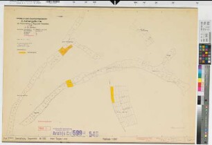 Zeppenfeld (Neunkirchen), Wiederstein (Neunkirchen), Zusammenlegung Zeppenfeld-Wiederstein, Bl. 1 Zuteilungskarte Zeppenfeld Flur 1 Bbl.