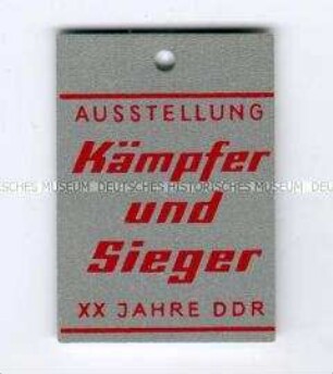 Ausstellung "Kämpfer und Sieger. 20 Jahre DDR", Berlin