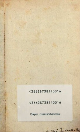 Bibliothek zum Gebrauch der baierischen Staats-, Kirchen- und Gelehrten-Geschichte. 1. 1772