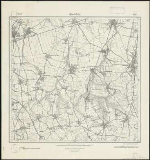 Meßtischblatt 2510 : Anröchte, 1932 : Anröchte. - Hrsg. 1897, einz. Nachtr. 1927. - 1:25000. - [Berlin]: Reichsamt für Landesaufnahme, 1927. - 1 Kt.