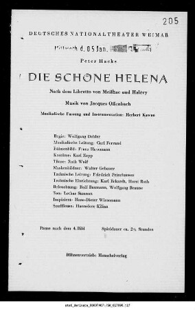 Die schöne Helena
