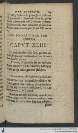 Caput XLIII. De Probatione per Instrumenta.