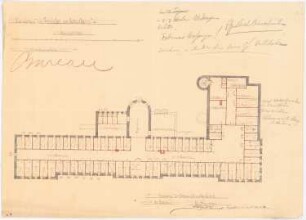 Collegium Bernhardinum, Attendorn: Dachgeschossgrundriss 1:100