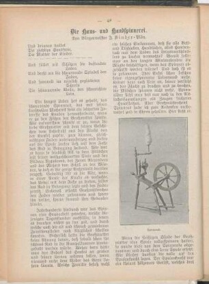 Spinnrad.