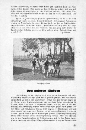 Von unseren Kindern.