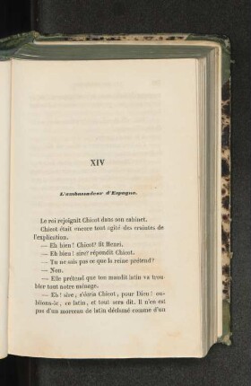 XIV L'ambassadeur d'Espagne.