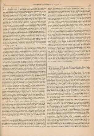 702-704 [Rezension] Vollborn, Werner, Studien zum Zeitverständnis des Alten Testaments