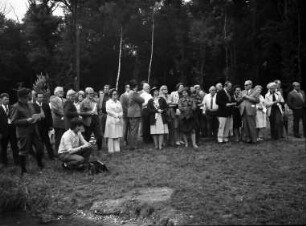 Freiburg, Opfingen: Gruppe am Opfinger See