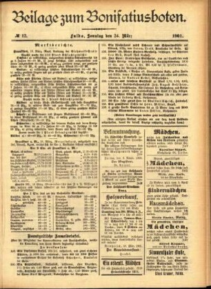 Zweite Ausgabe vom Sonntag, den 24. März 1901.