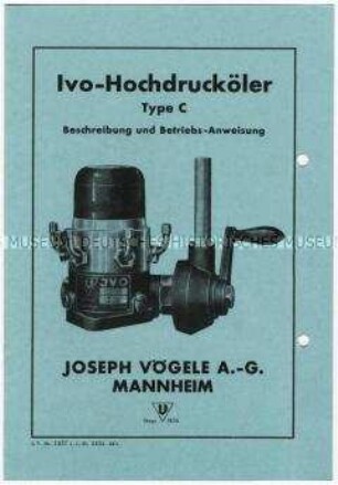 Hochdrucköler Type C