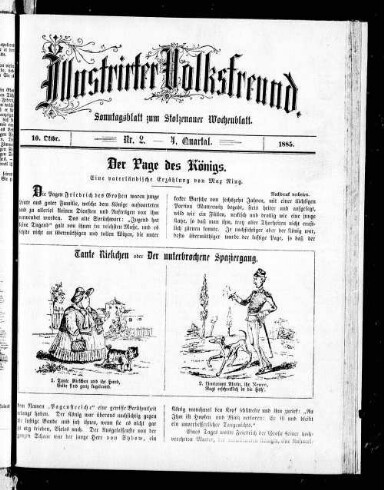 Titelseite einer Zeitung