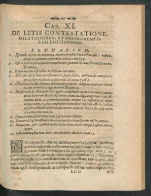 Cap. XI. De Litis Contestatione, Dilationibus, Et Instrumentorum Editionibus.