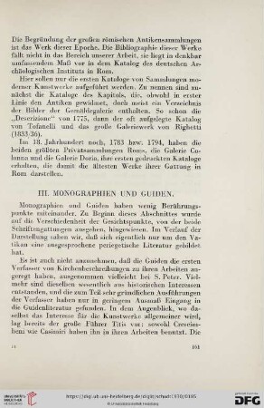 III. Monographen und Guiden