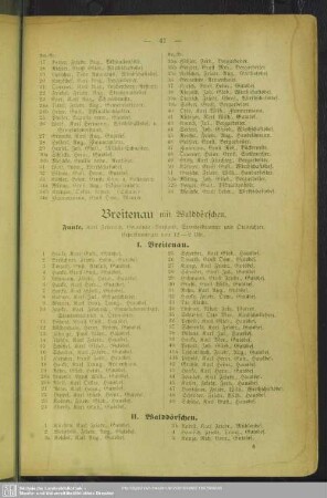 Breitenau mit Walddörfchen