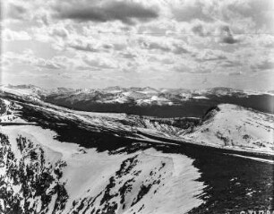 Mount Evans : Blick auf den Mount Evans (zwölfthöchster Berg der Rocky Mountains).