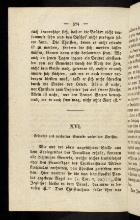 374, 16. Erlaubte und verbotene Gewerbe unter den Christen.