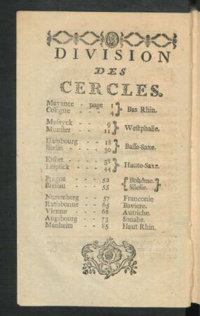 Division Des Cercles.