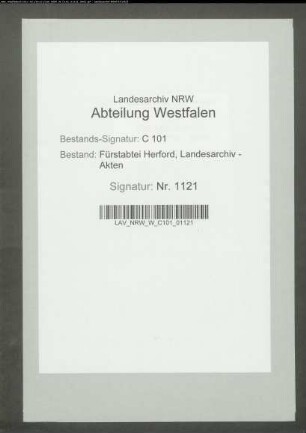 Ankündigung der Äbtissin über die Wahl einer Koadjutorin mit dem Vorschlag der Wahl der Elisabeth Albertina Prinzessin zu Anhalt