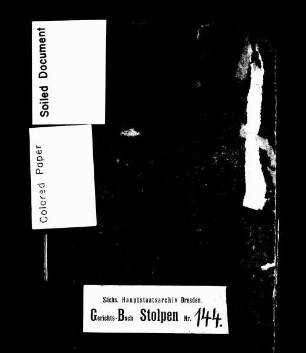 Kaufbuch des Freigutes in Seeligstadt (bei Stolpen), Bd. 1